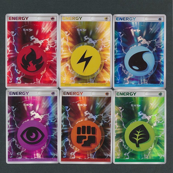 買取】ポケモンカード PCG ホロン 基本エネルギー 炎 雷 水 超 闘 草