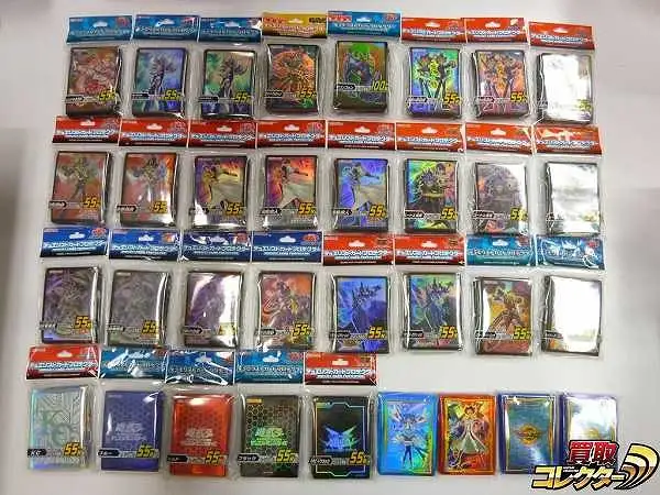 遊戯王 まとめ売り スリーブ30以上、プレマ 遊戯王スリーブセット