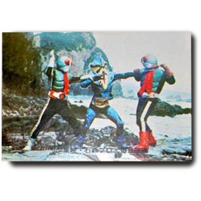 仮面ライダーカード ラッキーカード 338・372 未交換 当時品 2枚セット