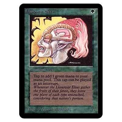 参考価格】MTG LEA ラノワールのエルフ/Llanowar Elves (英) | カード