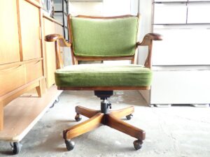 karimoku カリモク コロニアル デスクチェア 回転椅子 アームチェア