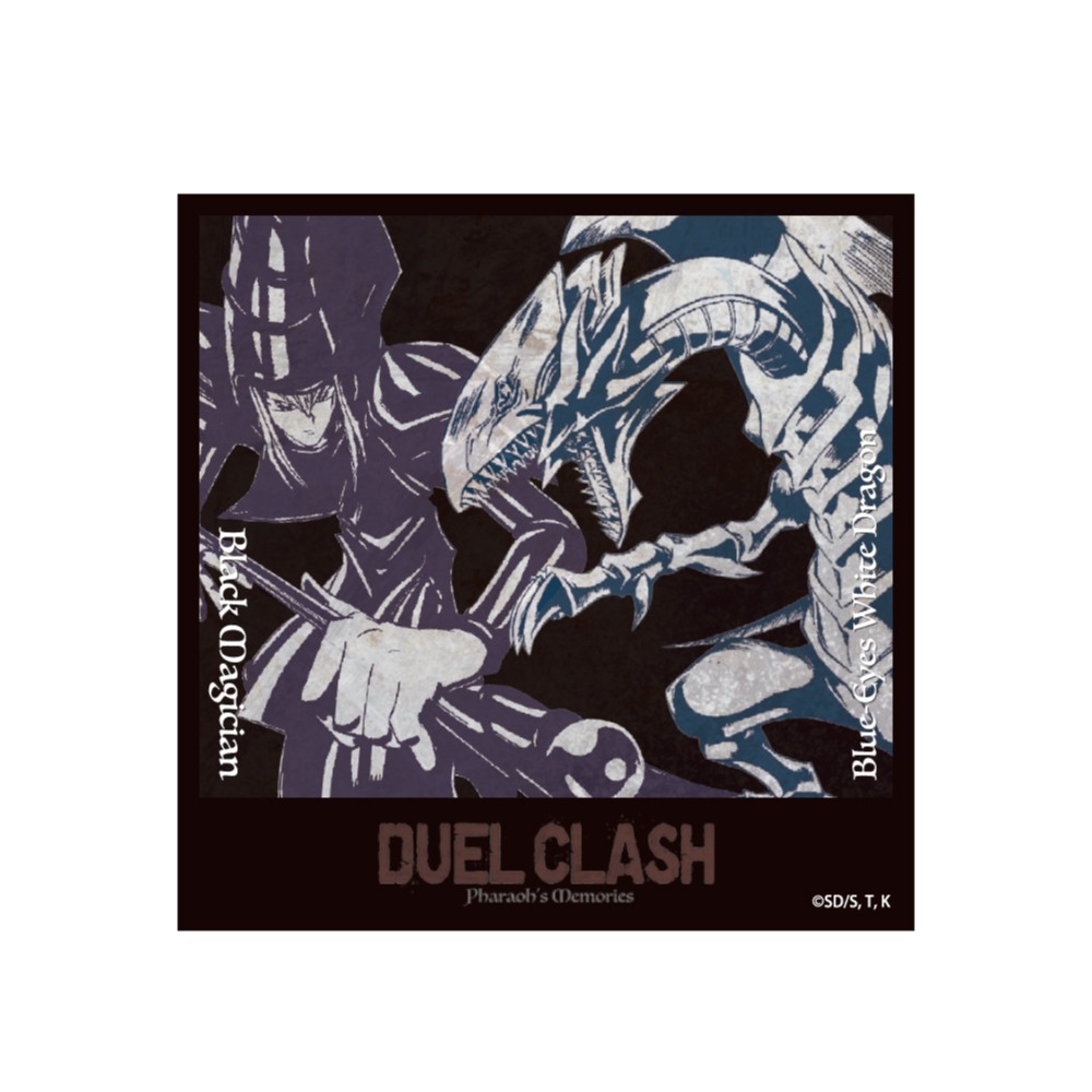 DUEL CLASH ステッカー ブラック・マジシャンVS青眼の白龍（王の記憶編