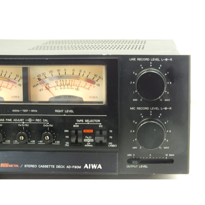 買取実績 |AIWA 3ヘッドカセットデッキ AD-F90M - 京都のオーディオ