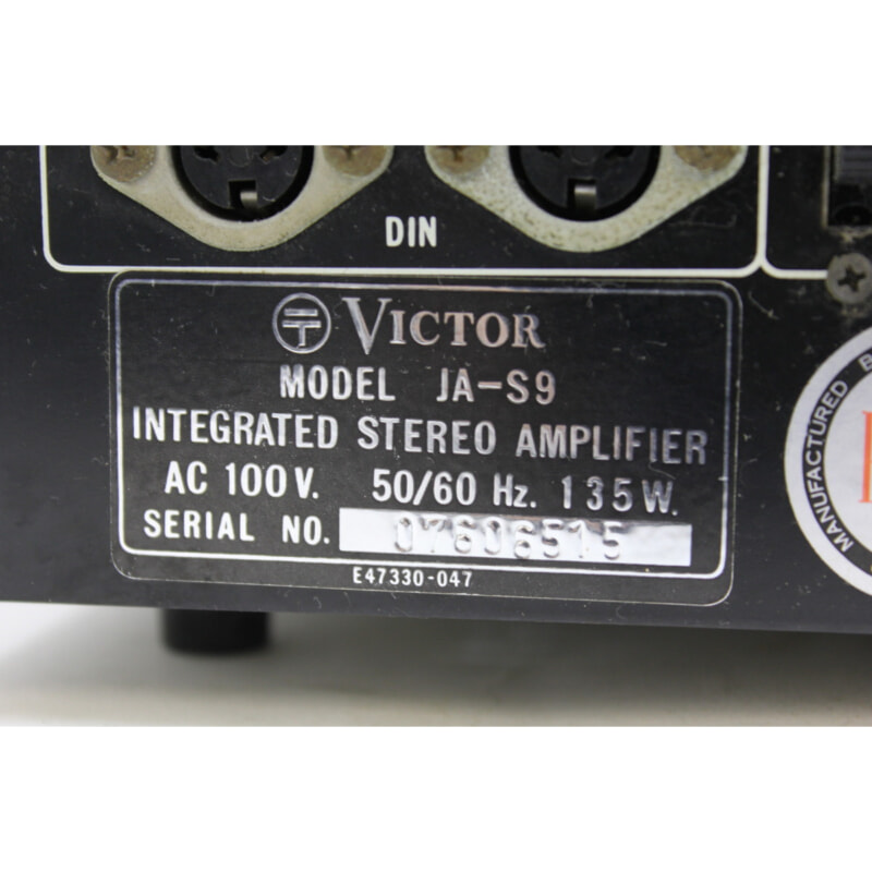買取実績 |VICTOR ビクター JA-S9 プリメインアンプ - 大阪支店の