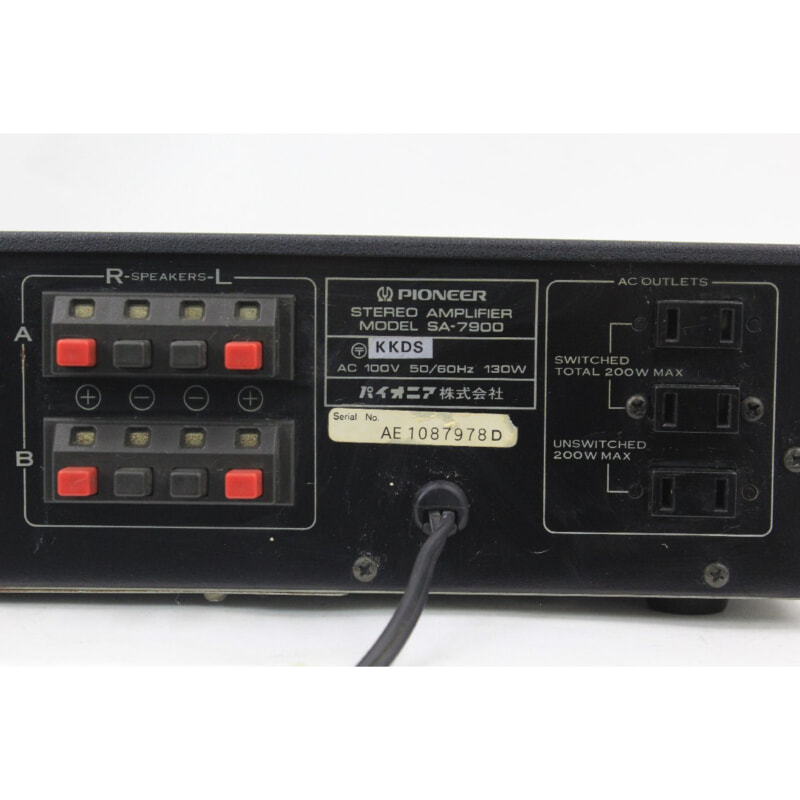 買取実績 |Pioneer プリメインアンプ SA-7900 - 奈良支店のオーディオ