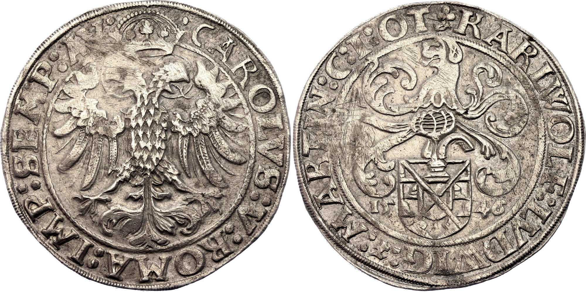 German States Ottingen 1 Taler 1546 | Katz Auction