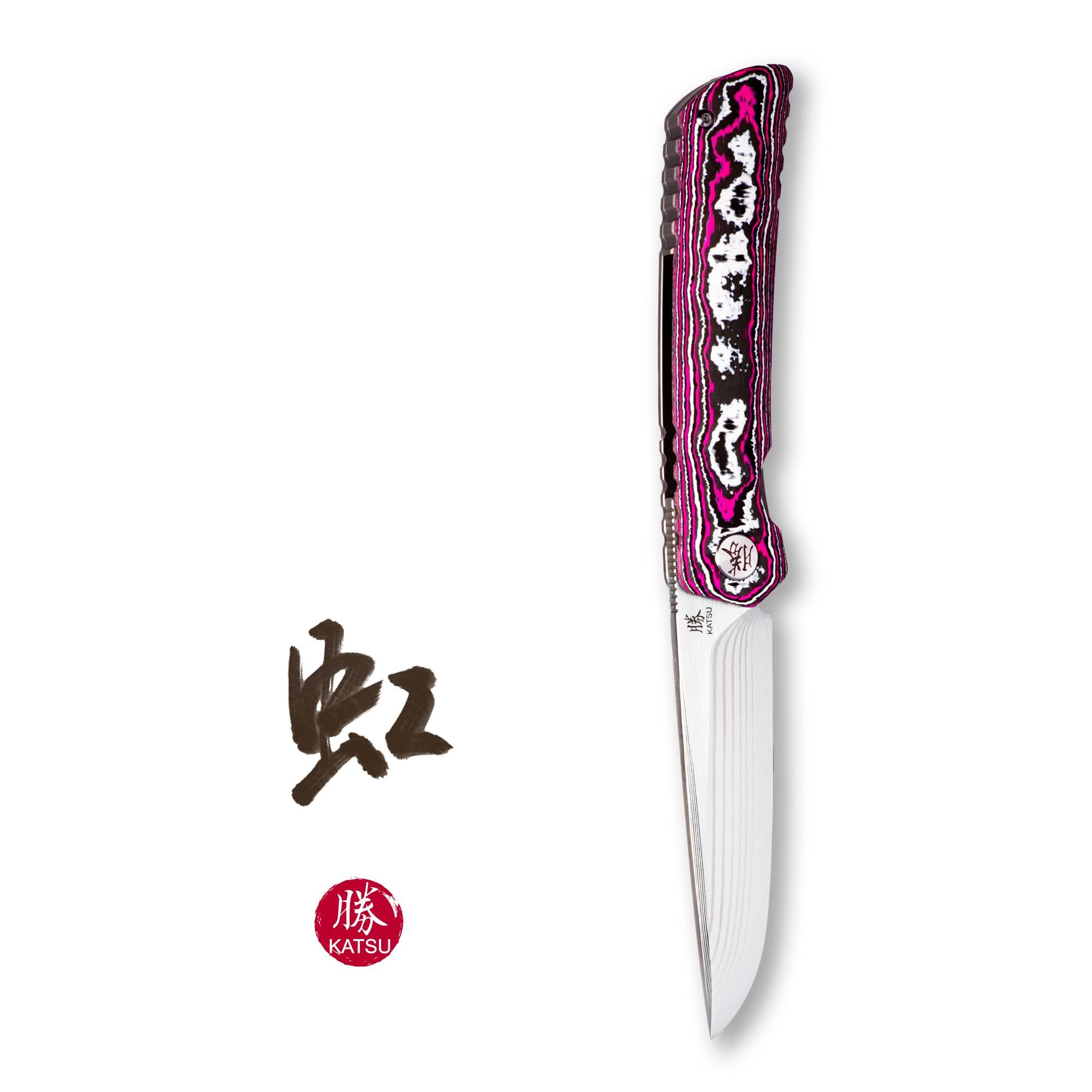 KATSU ZK03, 17 Layers ZDP-189 Super Steel Convex Grind Blade