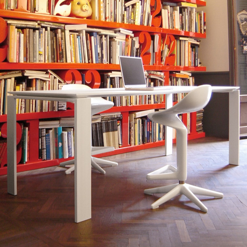 フォー158（天板ホワイト/脚ホワイト）｜Kartell｜カルテル