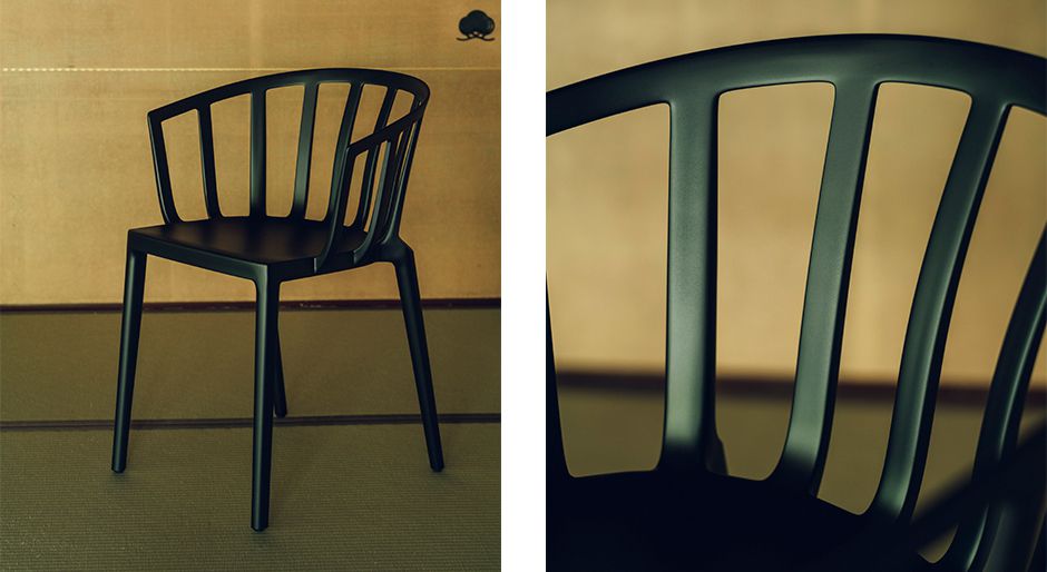 ゆったりした座り心地とシルキーな肌触り。「ヴェニスマット