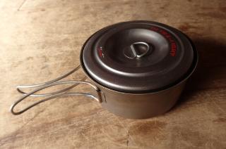 エバニュー チタンウルトラライトクッカー1 をさらに軽量化した