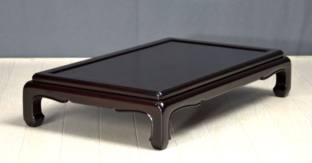 花台:紫檀 吉勝作 無地 1.6尺 大阪唐木指物伝統工芸品 no.8774 / 唐木