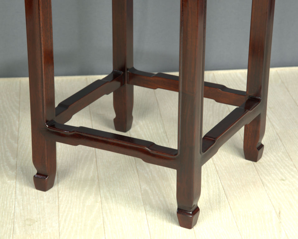 花台: 花梨 角高卓(中国製) no.8804 / 唐木家具OSAKA