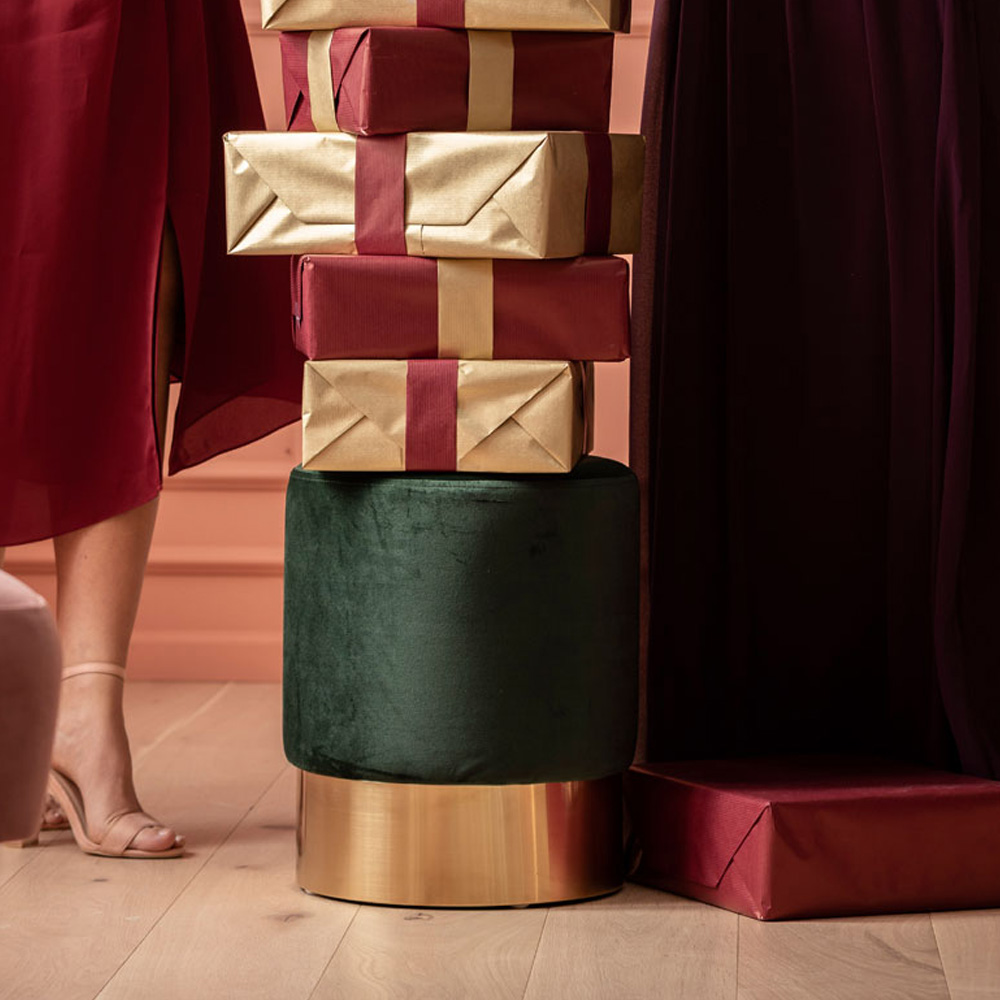 チェリー ダークグリーンブラス O35cm スツール * - スツールの通販