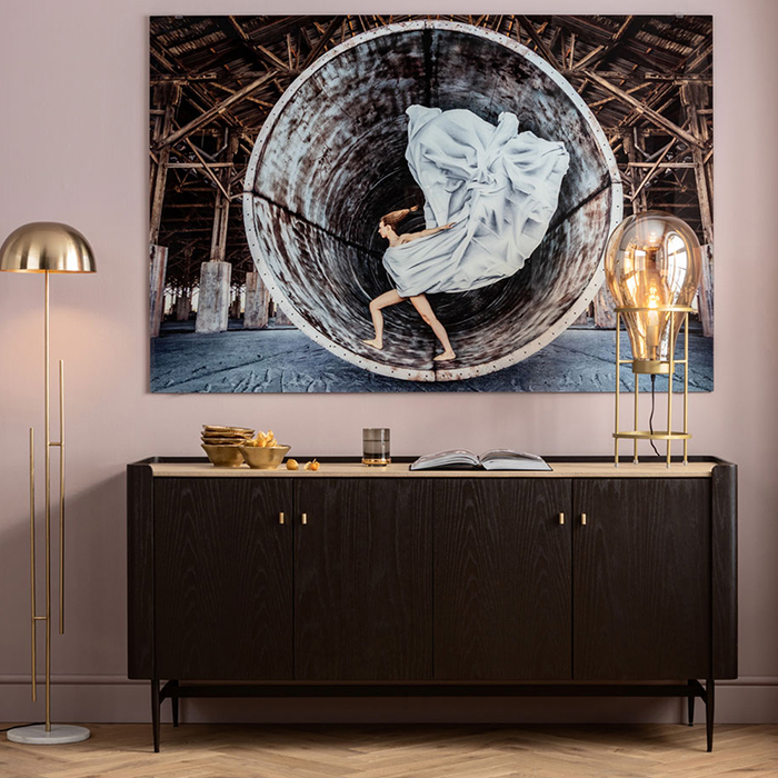 廃番】ミラノ180cm サイドボード - リビングボード・キャビネットの