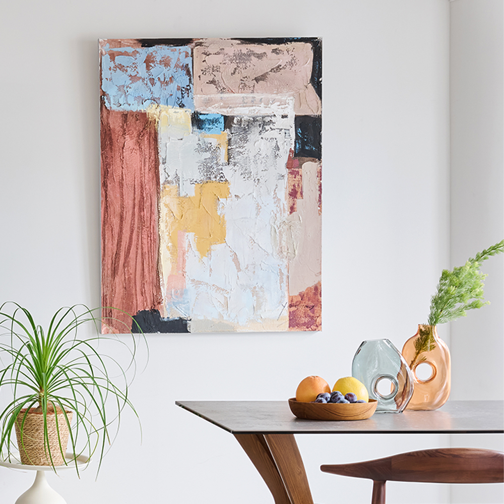 スプラッシュ オレンジ 90x120cm ピクチャー アート ｜【KARE】ドイツ