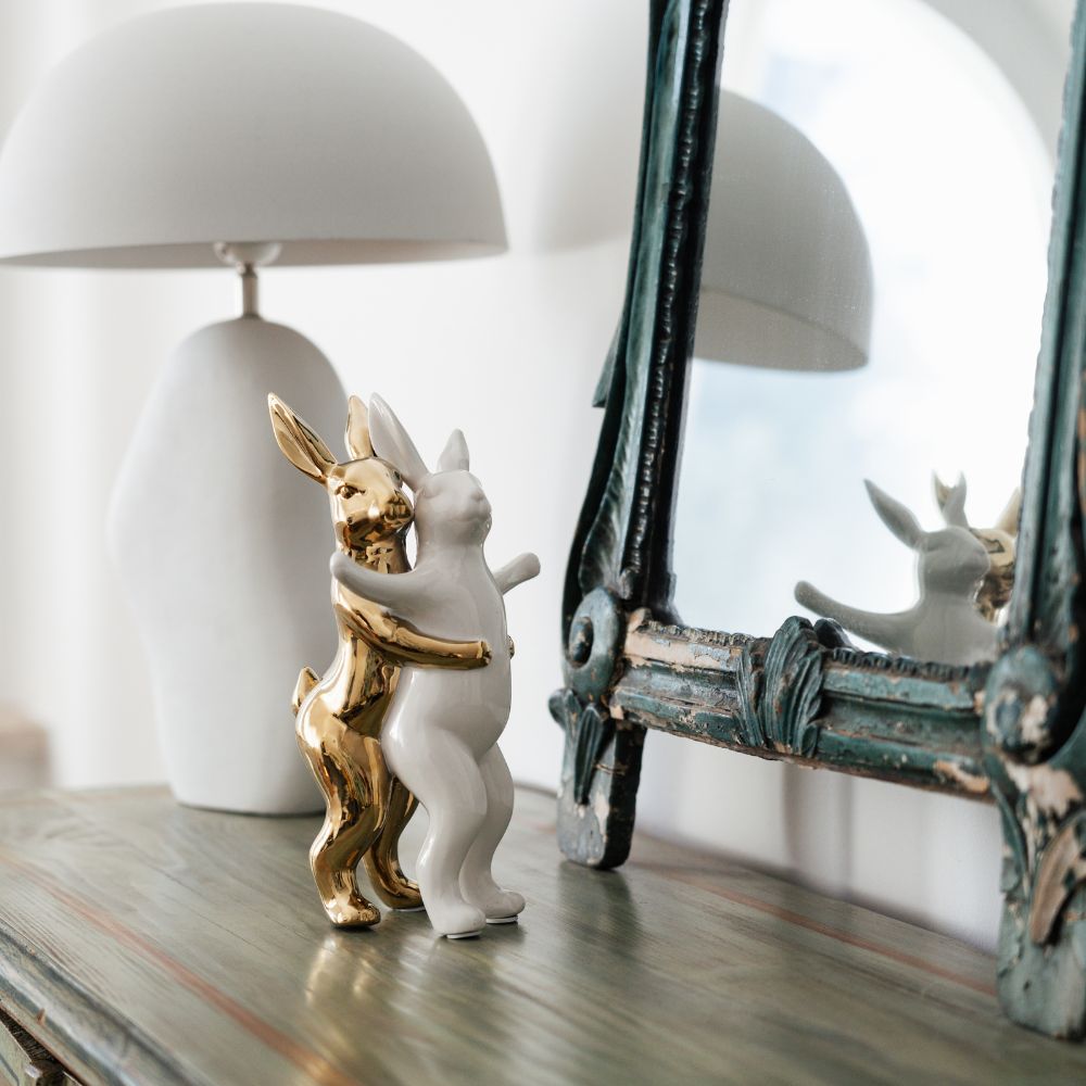 ハギングラビットミディアム デコフィギア - オブジェ・置物の通販