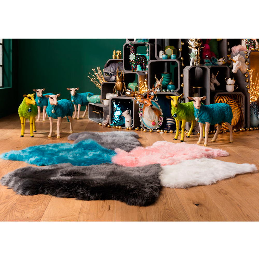 廃番】Deco Figurine Sheep Colore Light Blue - オブジェ・置物の通販