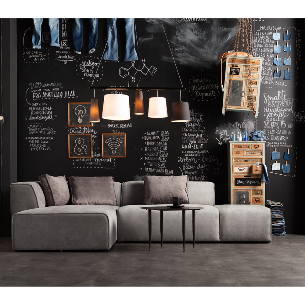 インフィニティ セミオットマン エレメンツ グレー ライト ソファ