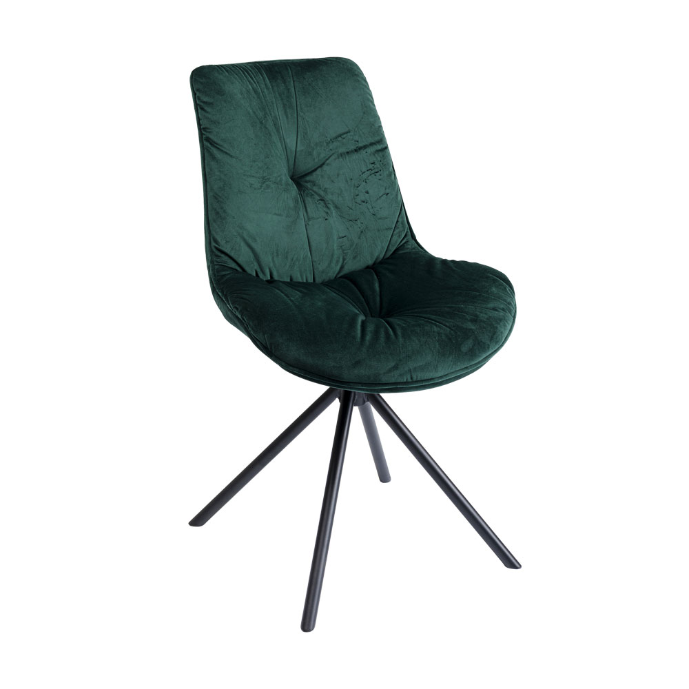 廃番】ミラ グリーン ダイニングチェア - ダイニングチェアの通販