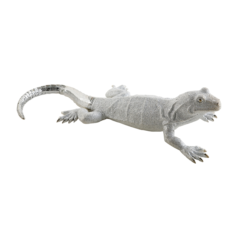 廃番】Deco Figurine Lizard Silver Deluxe - オブジェ・置物の通販