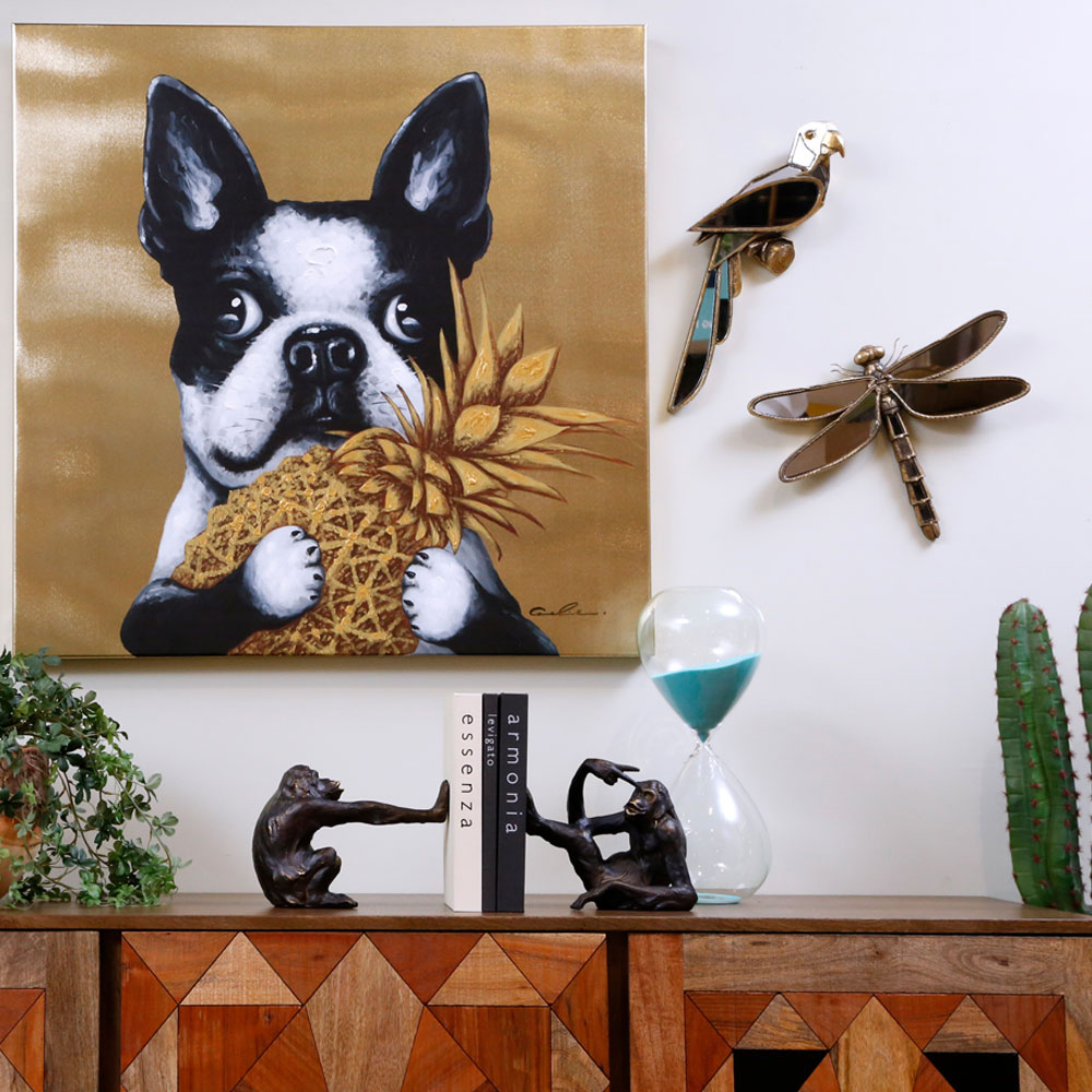 パロットミラー ウォールデコレーション - 壁インテリアの通販