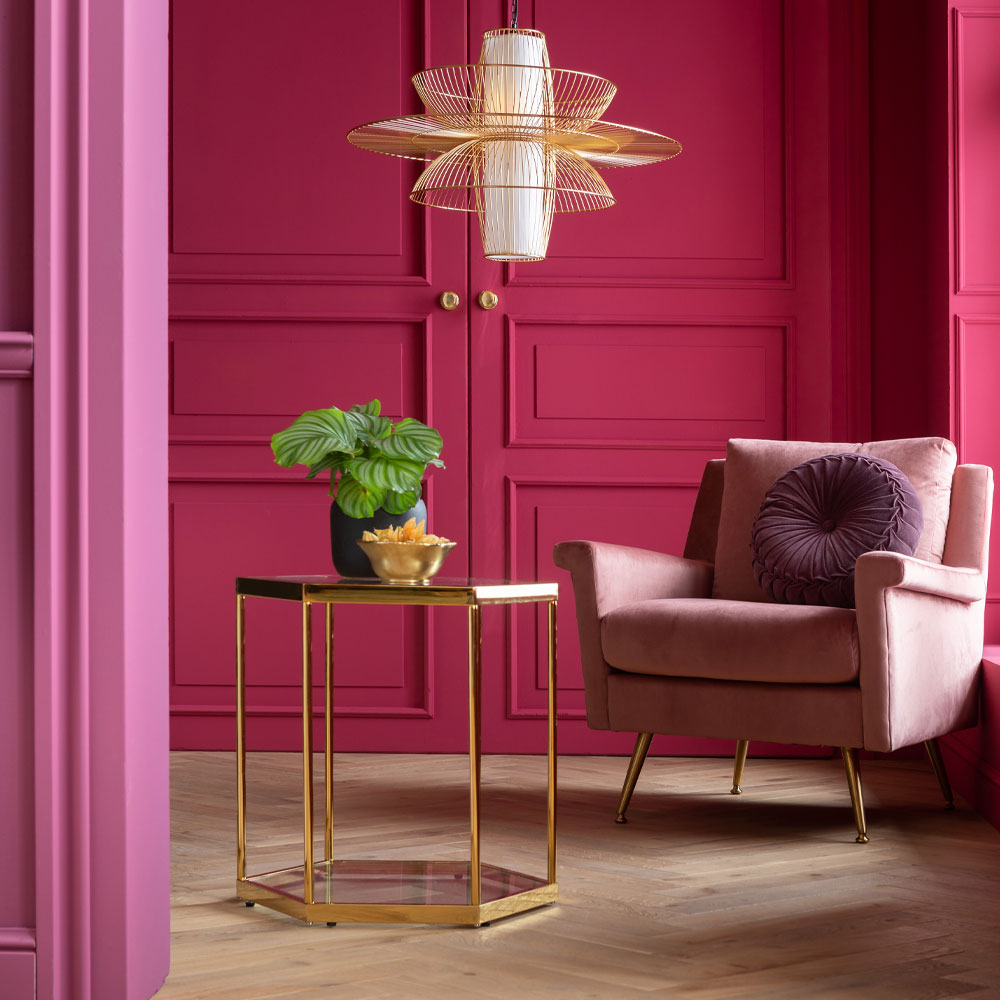 コーム ゴールド 55cm サイドテーブル * - サイドテーブルの通販