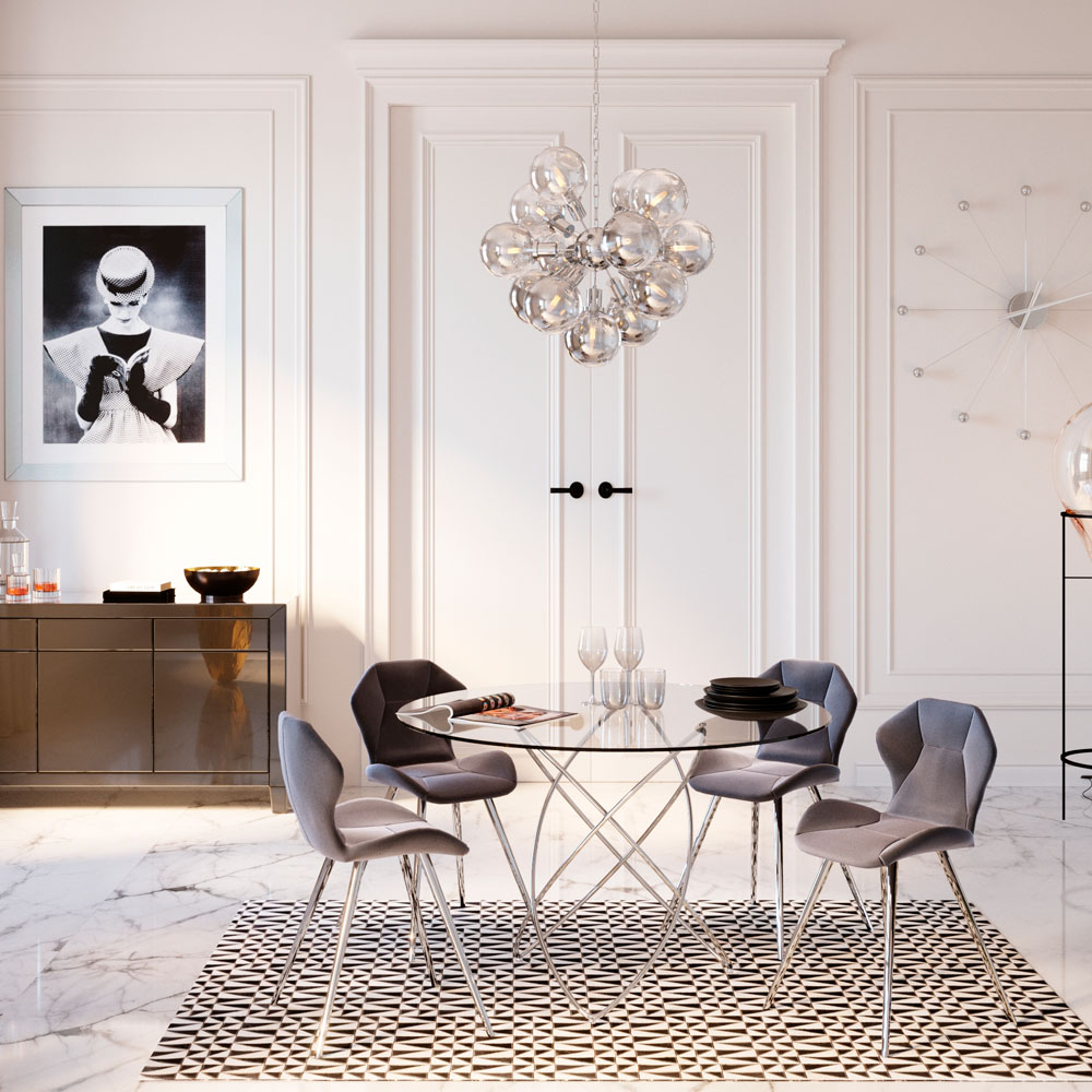 ビバグレークローム ダイニングチェア * - ダイニングチェアの通販