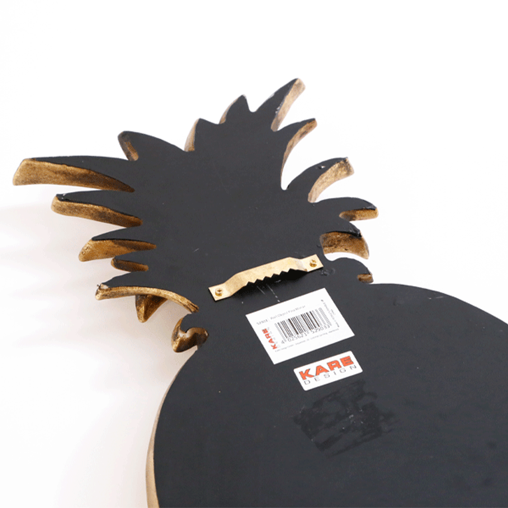 在庫なし】パイナップルミラー26×50cm ウォールデコレーション - 壁
