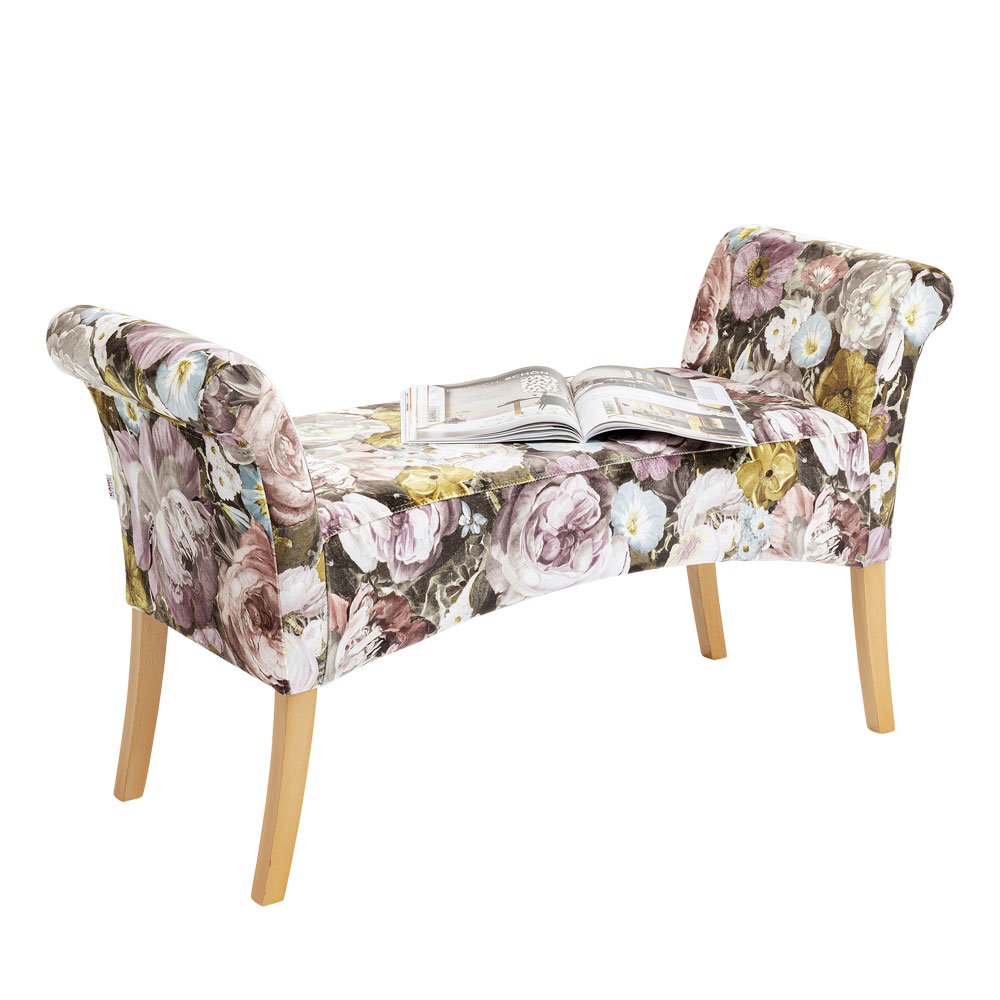 廃番】モトリーフラワー ベンチ - ベンチの通販 ｜【KARE】ドイツの