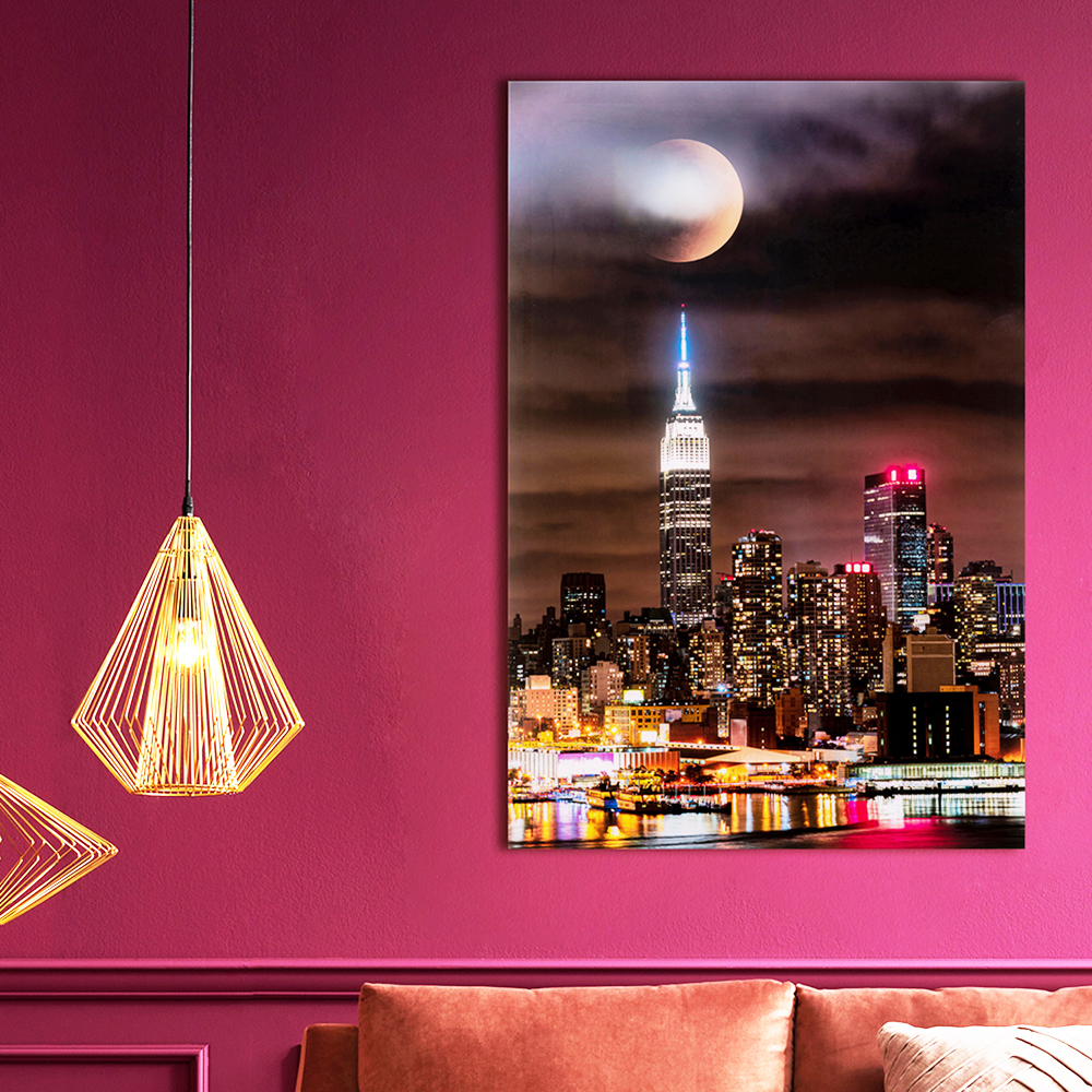 廃番】スカイライン80×120 cm ガラスアート ｜【KARE】ドイツの家具