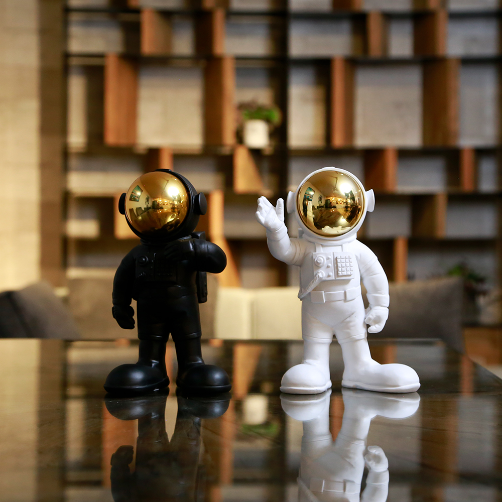 ウェルカムアストロノートホワイト27cm デコフィギュア - オブジェ