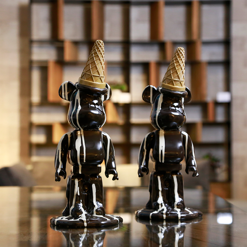 廃番】ジェラートベア ブラック デコフィギア - オブジェ・置物の通販