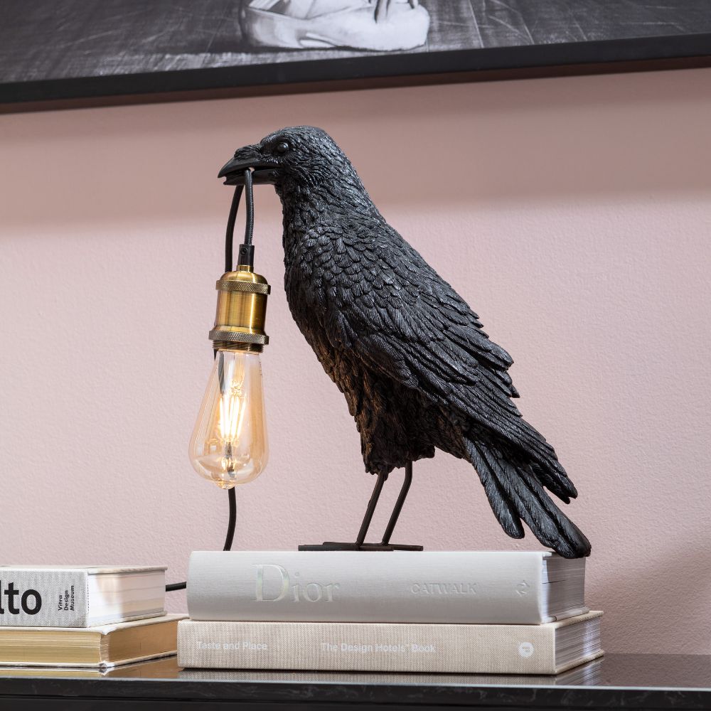 クロウ マットブラック テーブルランプ * ｜【KARE】ドイツの家具