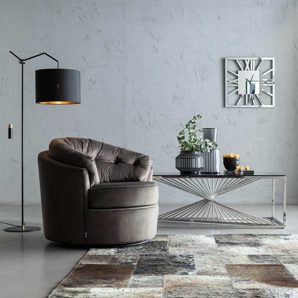 ミュージックホール グレー アームチェア - 1人掛けソファー