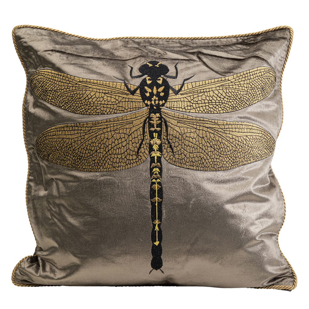 グリッター ドラゴンフライ 40x40cm クッション - クッションの通販