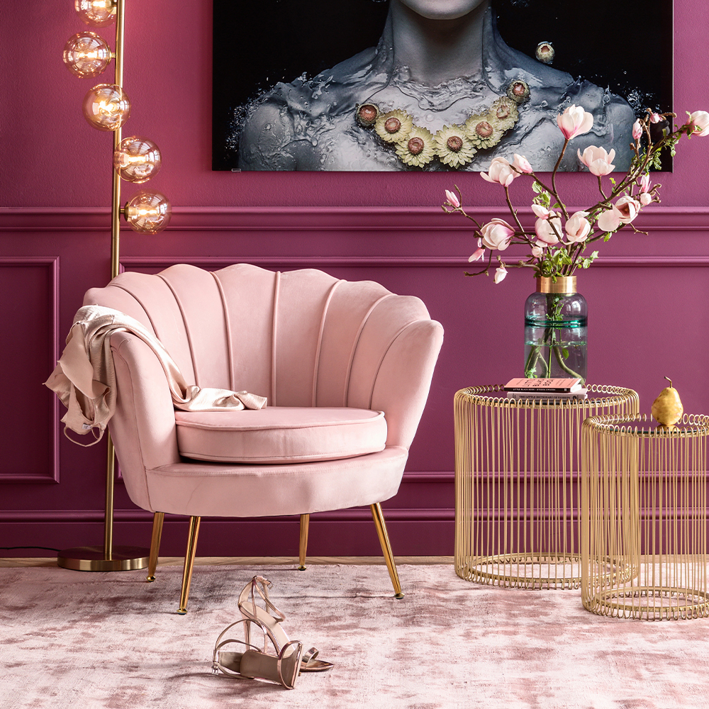 ウォーターリリー ローズ アームチェア - 1人掛けソファー