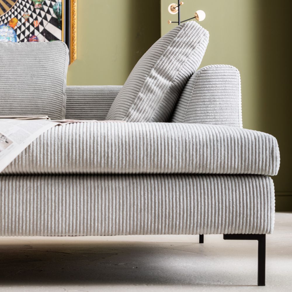 ジャンニ コードグレー コーナーソファ(ライト) - L型ソファー