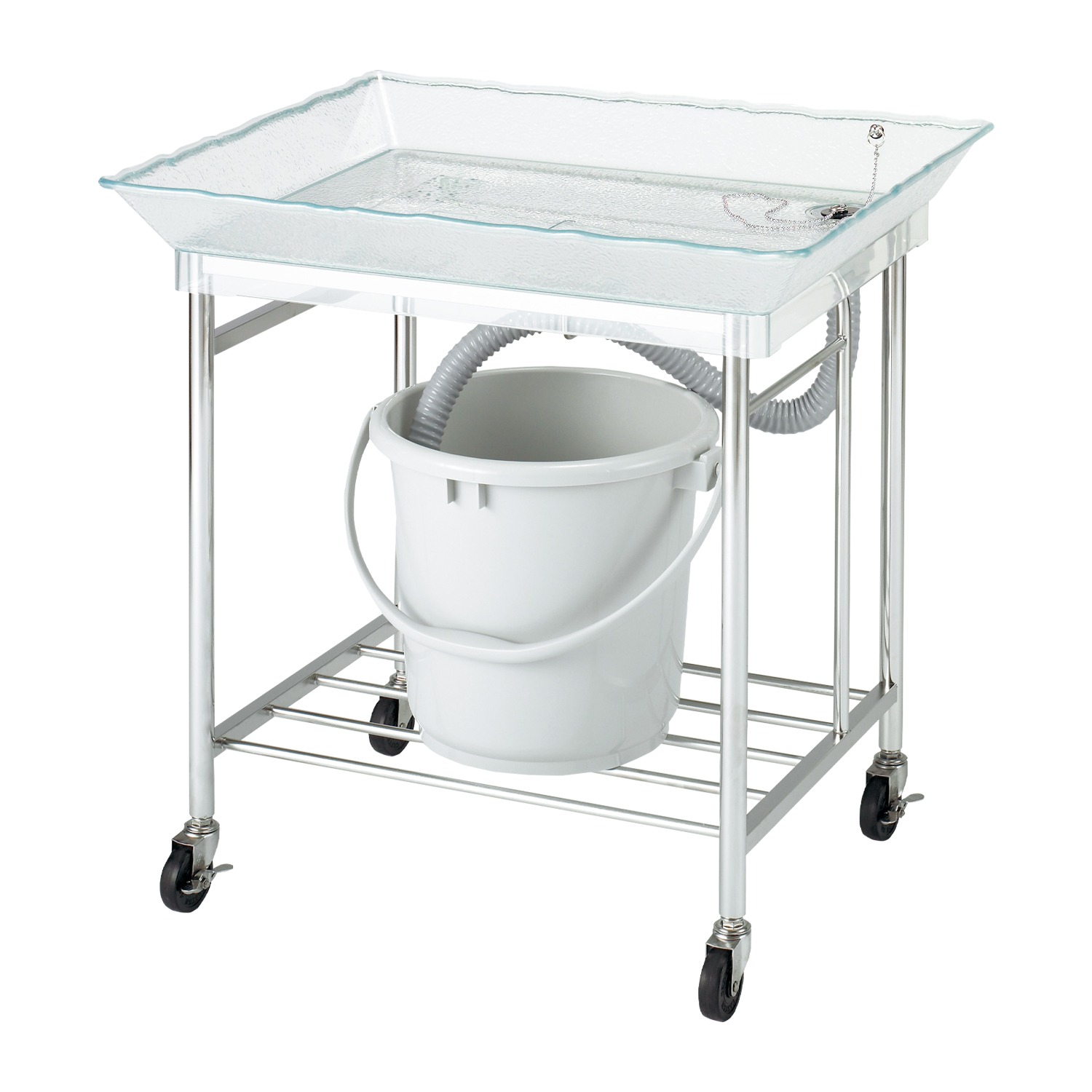 ガラスバットワゴン6074ガラス色 | カワジュン リテールソリューション