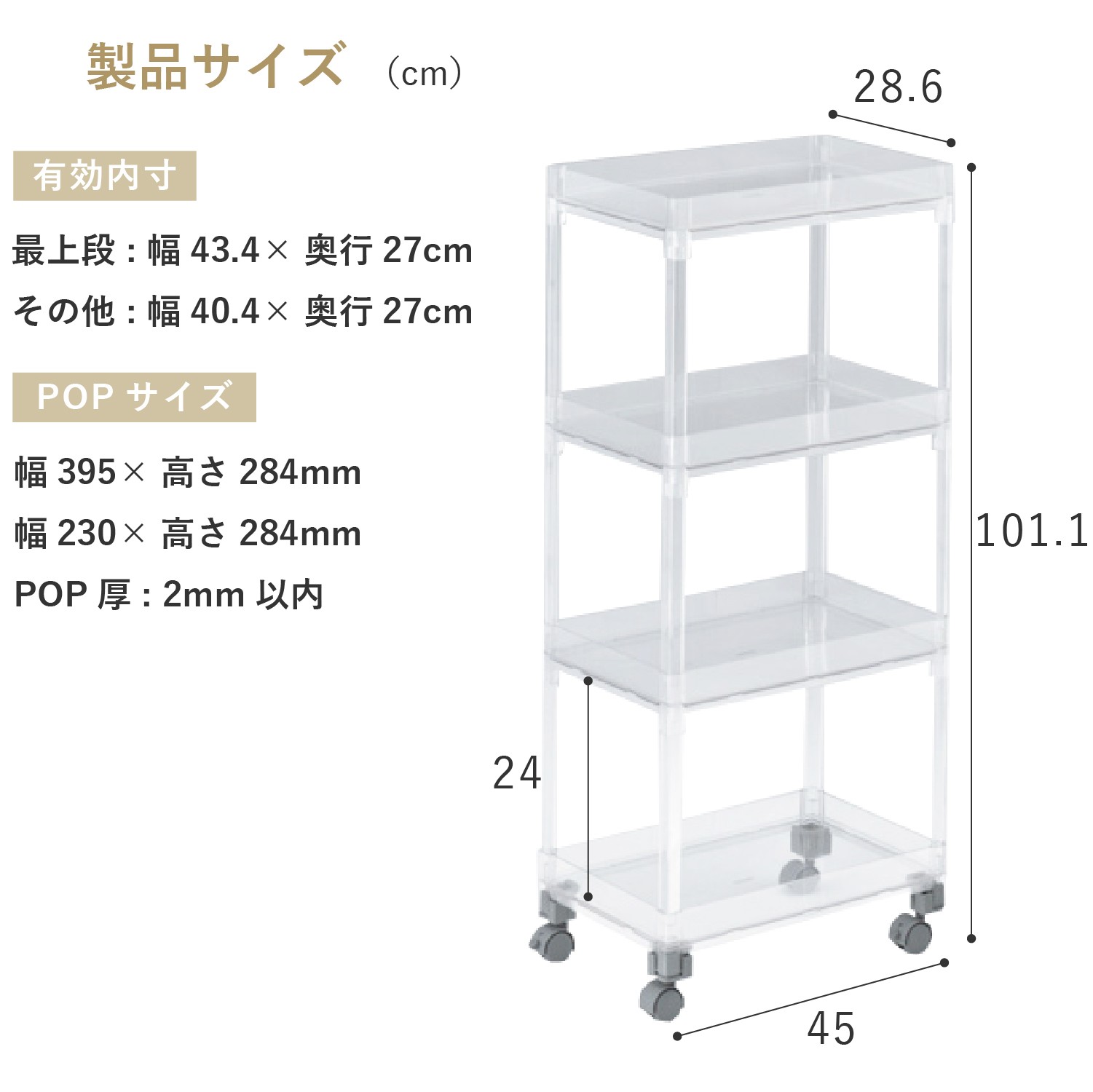 オープンラック30CW4530 | カワジュン リテールソリューション事業部