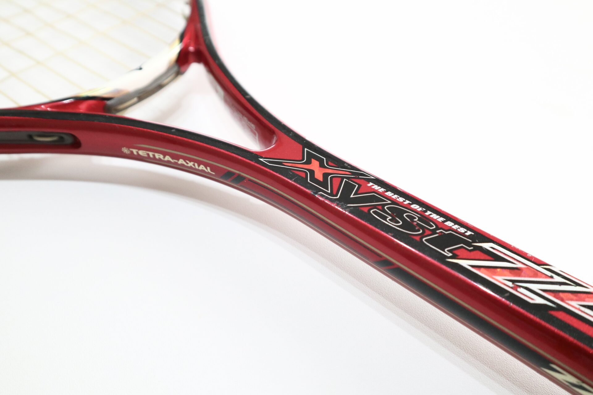 昔懐かし「ミズノ・Xyst（ジスト）ZZ」ソフトテニスラケットを使用