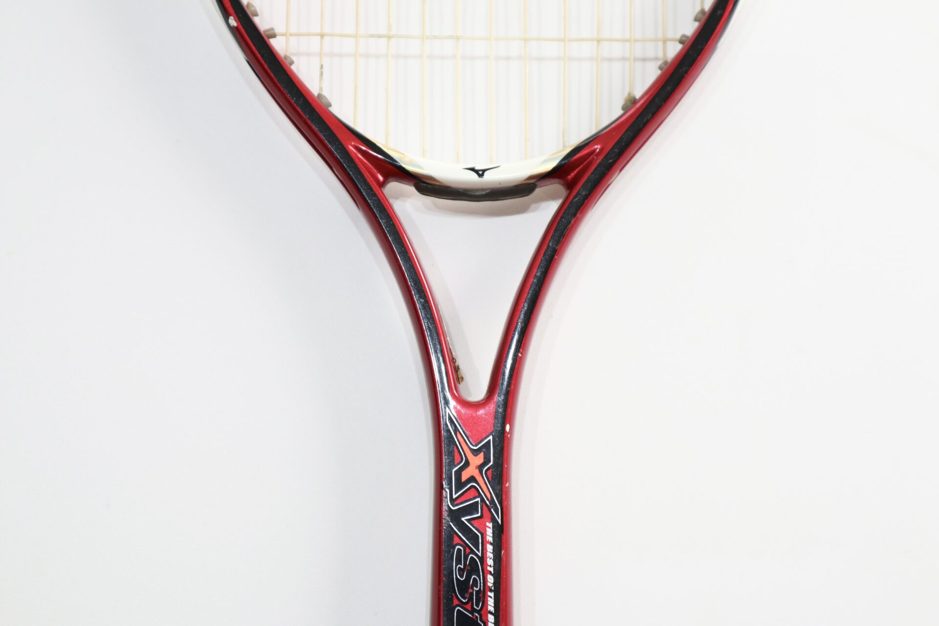 昔懐かし「ミズノ・Xyst（ジスト）ZZ」ソフトテニスラケットを使用