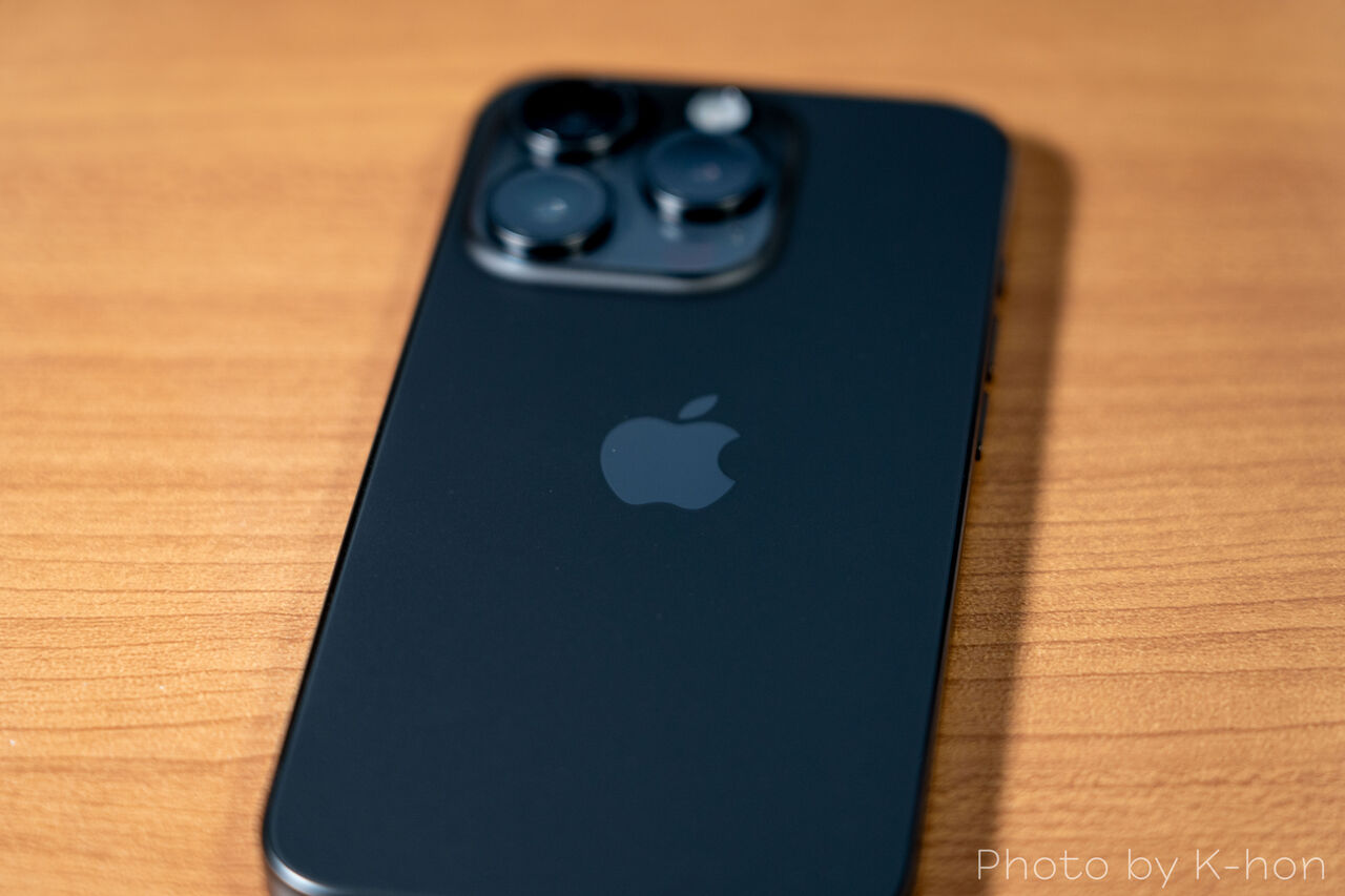 iPhone 15 Pro（ブラックチタニウム）」を購入しました | K-BLOG NEXT