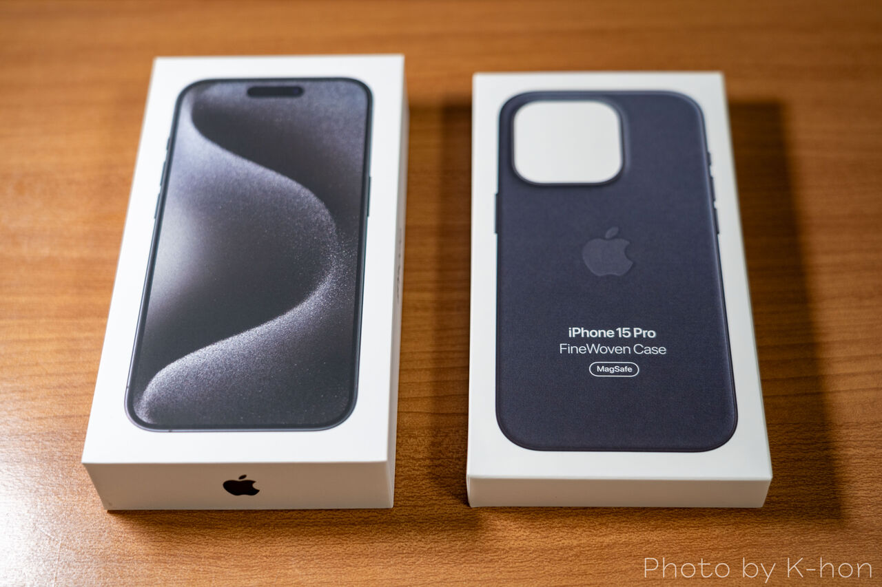 iPhone 15 Pro（ブラックチタニウム）」を購入しました | K-BLOG NEXT