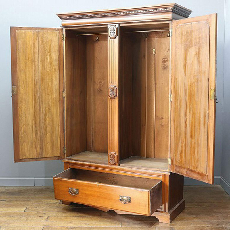 70s80sビンテージ古家具◼︎JAZZデザイン ワードローブ クローゼット