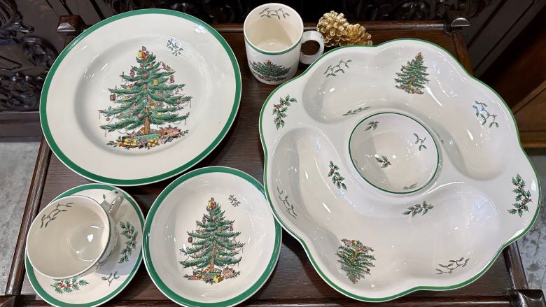 スポード | クリスマスツリー | 【世界基準の品質】英国アンティーク