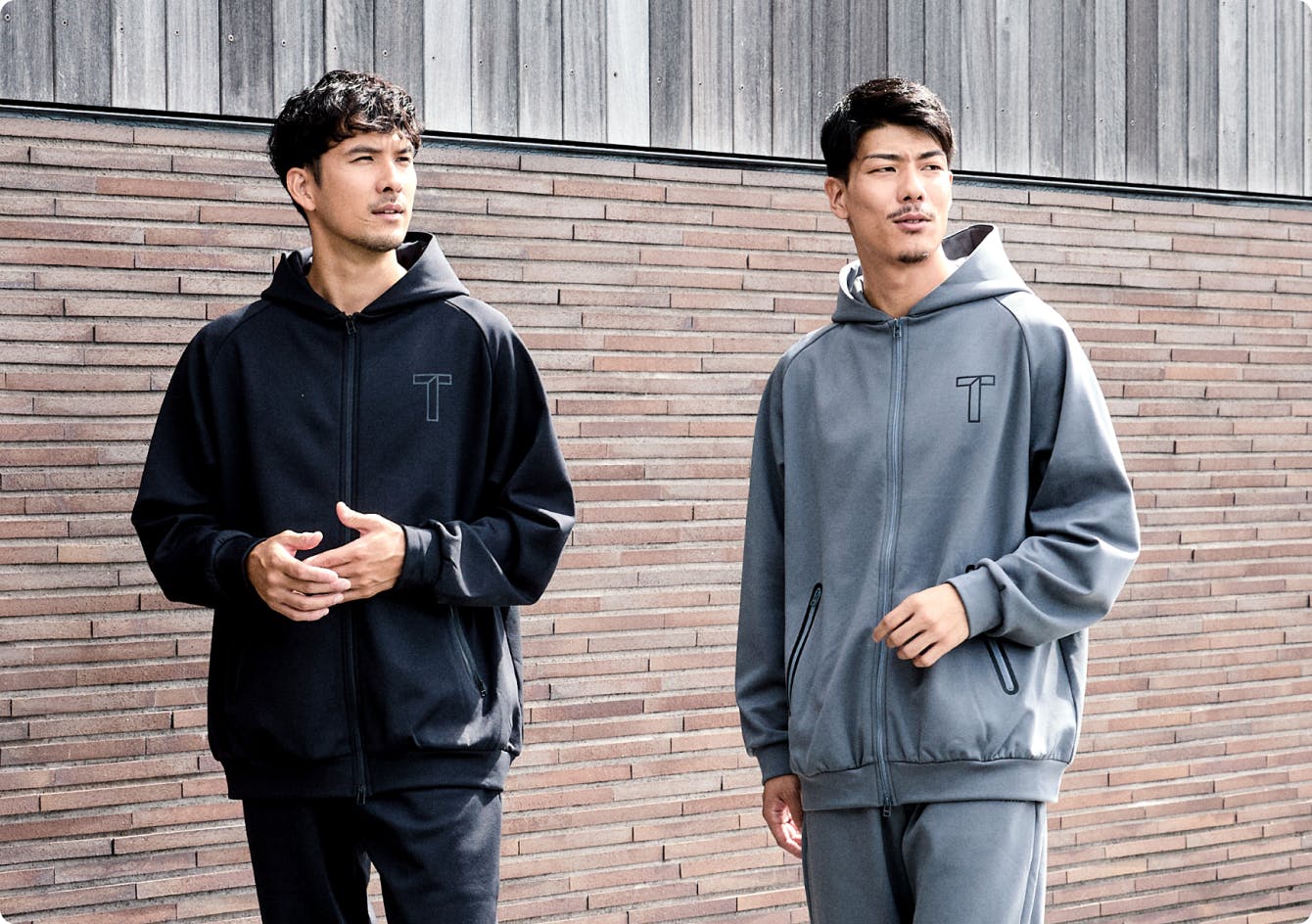 Golf Wear Sweat Long Sleeve Full Zip Hoodie / 上下セット（長袖