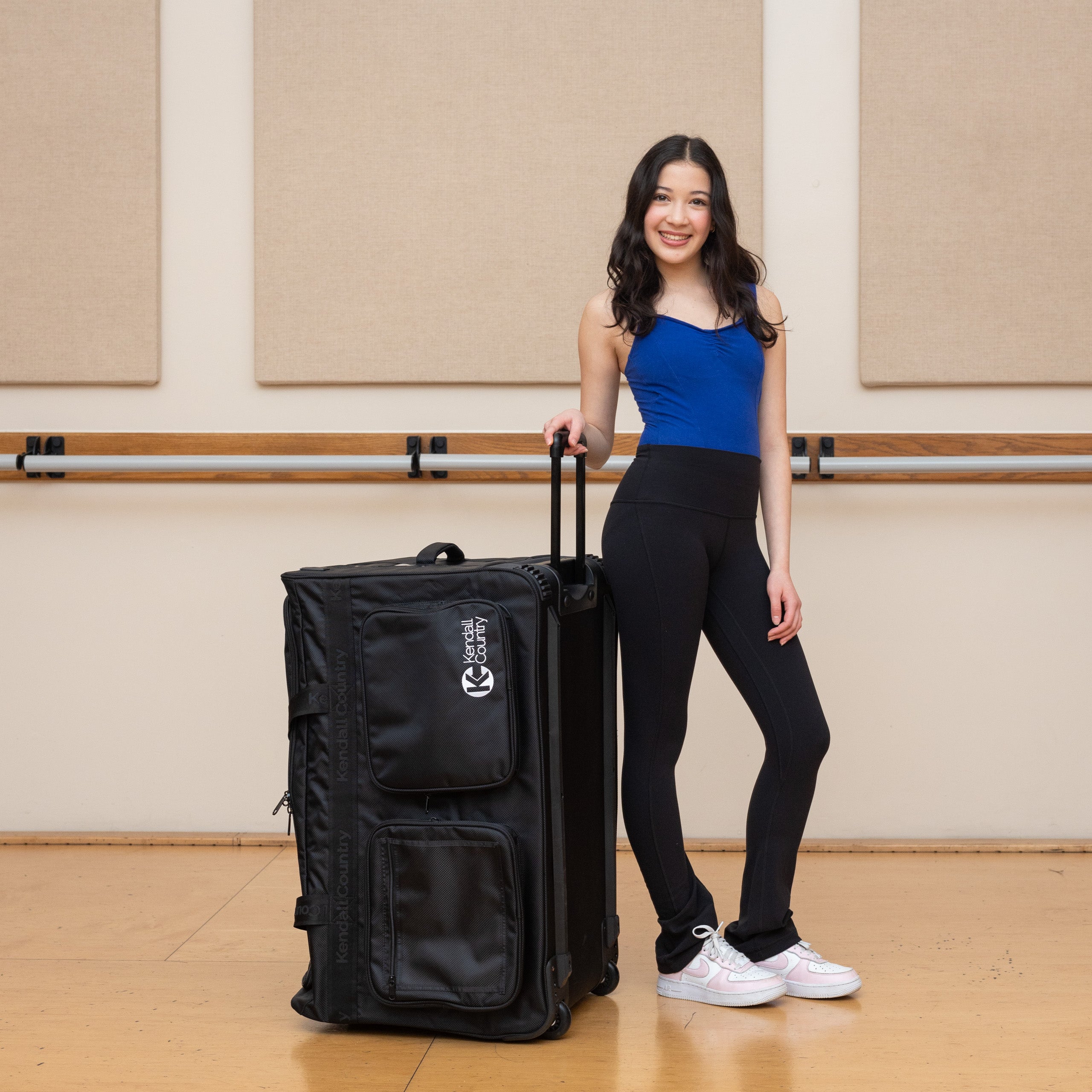 X-Large Dance Bag with Garment Rack - Raven Black, 30