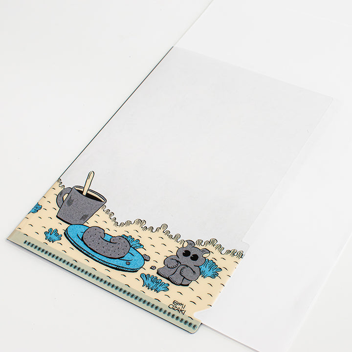 A6クリアファイル / Black / オザキエミ