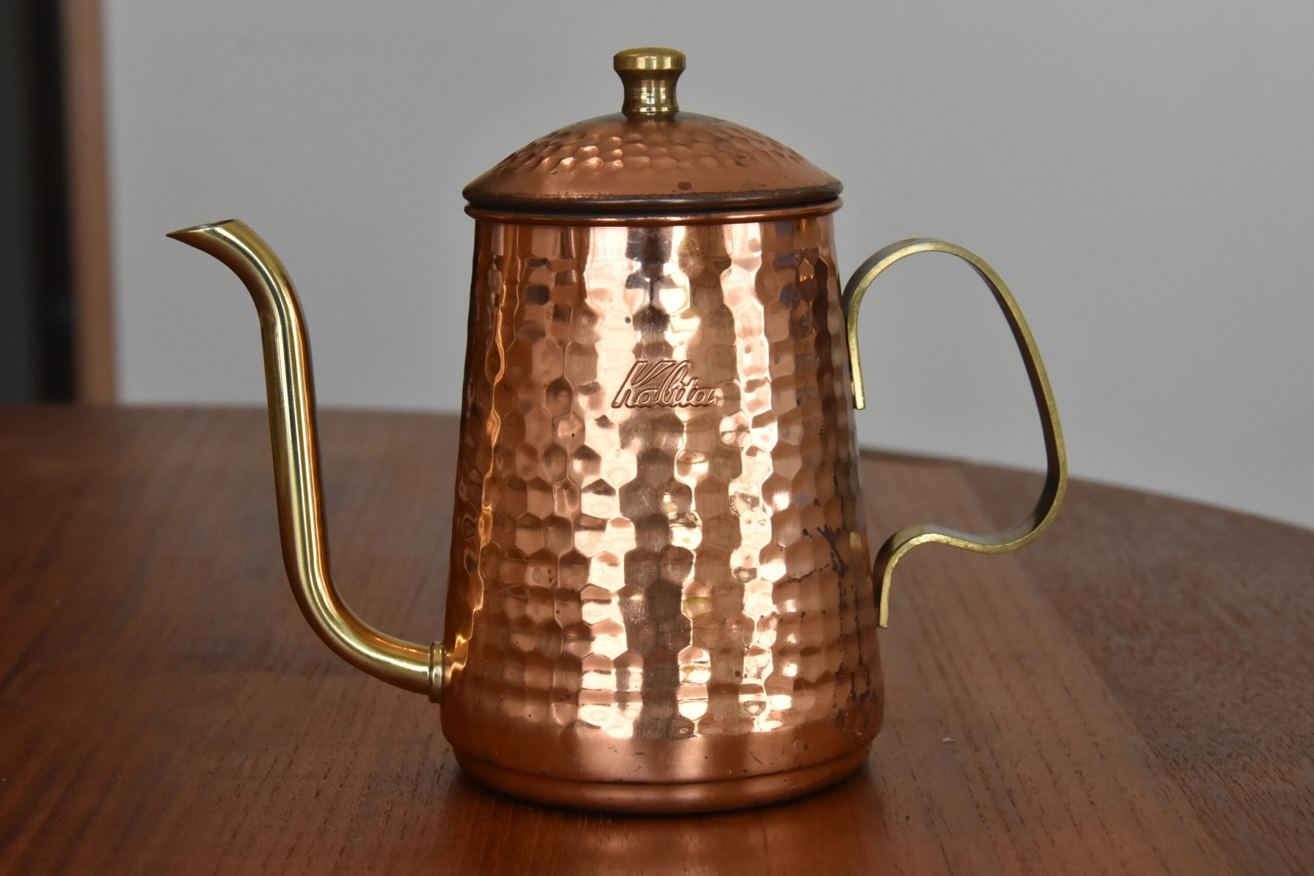Kalita（カリタ）コーヒーポット 銅 600mlレビュー！経年変化が