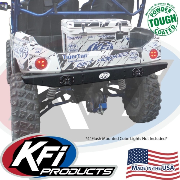 101395 Kawasaki Teryx4 Rear Formed Bumper - KFI ATV Winch, Mounts